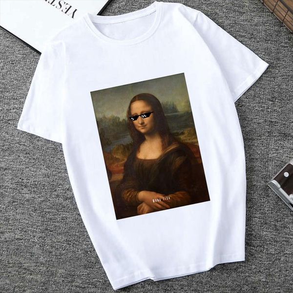 2020 mona lisa spoof personality tees women fashion tshirt harajuku summer short sleeve o neck white shirt camiseta femina
2020 mona lisa spoof personality tees women fashion tshirt harajuku summer short sleeve o neck white shirt camiseta femina