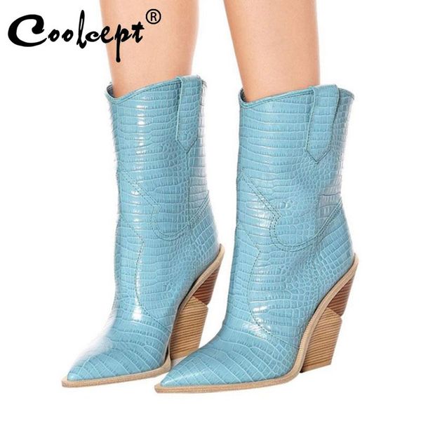 boots coolcept women warm western cowgirl winter half short brand pointed toe quality designer shoes size 35-43, Black
boots coolcept women warm western cowgirl winter half short brand pointed toe quality designer shoes size 35-43, Black