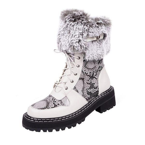 2021 new female mid-calf calf genuine leather shoes thick real skin warmer snow boots woman 42 chqy, Black
2021 new female mid-calf calf genuine leather shoes thick real skin warmer snow boots woman 42 chqy, Black