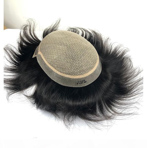 eversilky silk base with poly around men toupee natural scalp looking bleached knots natural hair replacement toupee wigs, Black
eversilky silk base with poly around men toupee natural scalp looking bleached knots natural hair replacement toupee wigs, Black