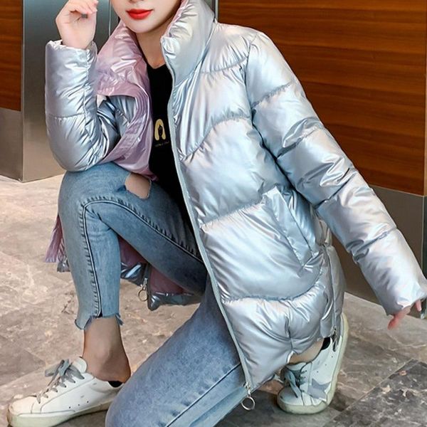 running jackets vertvie women winter jacket parka women's bread coat female shiny thicken warm stand collar fashion, Black;red
running jackets vertvie women winter jacket parka women's bread coat female shiny thicken warm stand collar fashion, Black;red