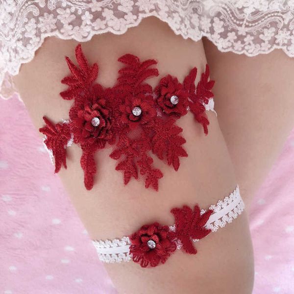 handmade bride rhinestone flower thigh ring accessories bridal lace garter, Black;white
handmade bride rhinestone flower thigh ring accessories bridal lace garter, Black;white