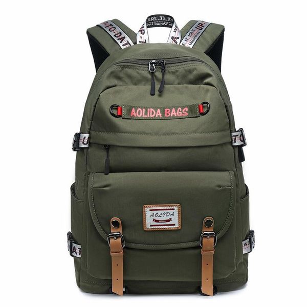 2021 new solid color nylo men school bags shoulder bag women's casual backpack female large capacity middle school student bag
2021 new solid color nylo men school bags shoulder bag women's casual backpack female large capacity middle school student bag