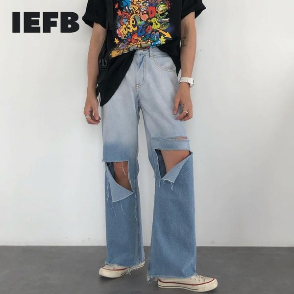 iefb streetwear distressed blue jeans for men korean fashion gradient denim pants 2020 trend loose straight hole trousers 9y2647
iefb streetwear distressed blue jeans for men korean fashion gradient denim pants 2020 trend loose straight hole trousers 9y2647