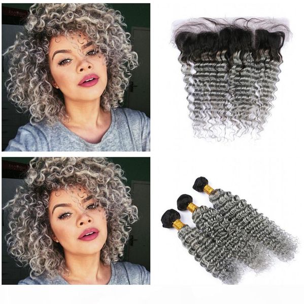 9a deep wave grey ombre hair with lace frontal #1b sliver grey lace frontal with deep wave human hair bundles malaysian virgin hair, Black;brown
9a deep wave grey ombre hair with lace frontal #1b sliver grey lace frontal with deep wave human hair bundles malaysian virgin hair, Black;brown
