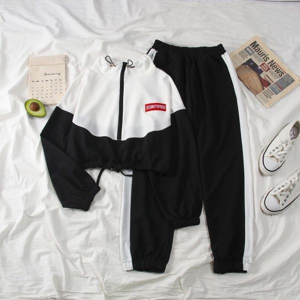 5v2sr sportswear women's 2019 winter fashion casual sports female autumn and new loose korean hip hop trend wear foreign style running, Gray
5v2sr sportswear women's 2019 winter fashion casual sports female autumn and new loose korean hip hop trend wear foreign style running, Gray