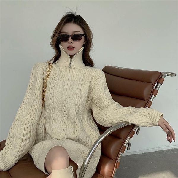 women's solid color chunky button pullover sweater turtle cowl neck hem knit sweater, White;black
women's solid color chunky button pullover sweater turtle cowl neck hem knit sweater, White;black