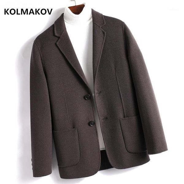 2019 winter men's shortdouble sided wool coat turndown collar casual woolen overcoat highquality single-breasted trenchcoat men1, Black
2019 winter men's shortdouble sided wool coat turndown collar casual woolen overcoat highquality single-breasted trenchcoat men1, Black