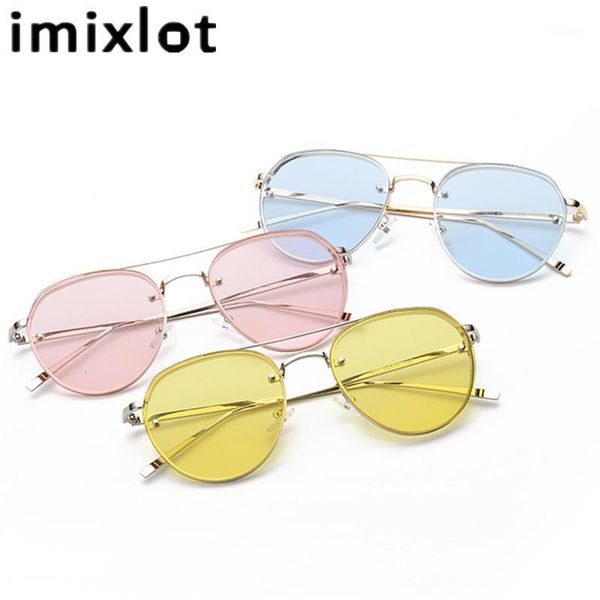 imixlot 2020 classic round sunglasses women candy color clear lens sun glasses for ladies hip hop sunglasses de sol1, White;black
imixlot 2020 classic round sunglasses women candy color clear lens sun glasses for ladies hip hop sunglasses de sol1, White;black