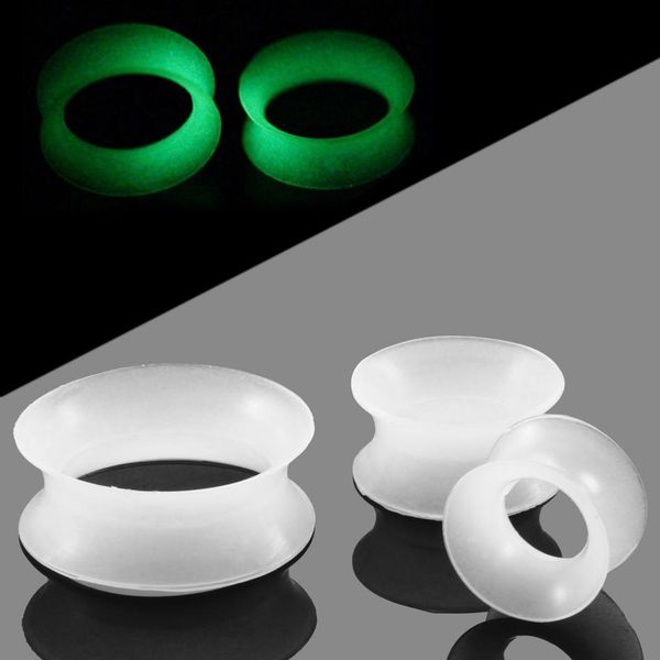2pcs piercing glow in dark sile ear plugs tunnel flesh expander tragus oreja cartilage earring piercing body jewelry q sqcost, Silver
2pcs piercing glow in dark sile ear plugs tunnel flesh expander tragus oreja cartilage earring piercing body jewelry q sqcost, Silver