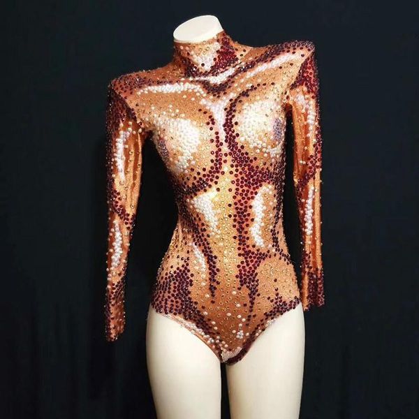 women's jumpsuits & rompers festival outfit luxurious rhinestones leotard stones perspective mesh bodysuit long sleeves stage performan, Black;white
women's jumpsuits & rompers festival outfit luxurious rhinestones leotard stones perspective mesh bodysuit long sleeves stage performan, Black;white