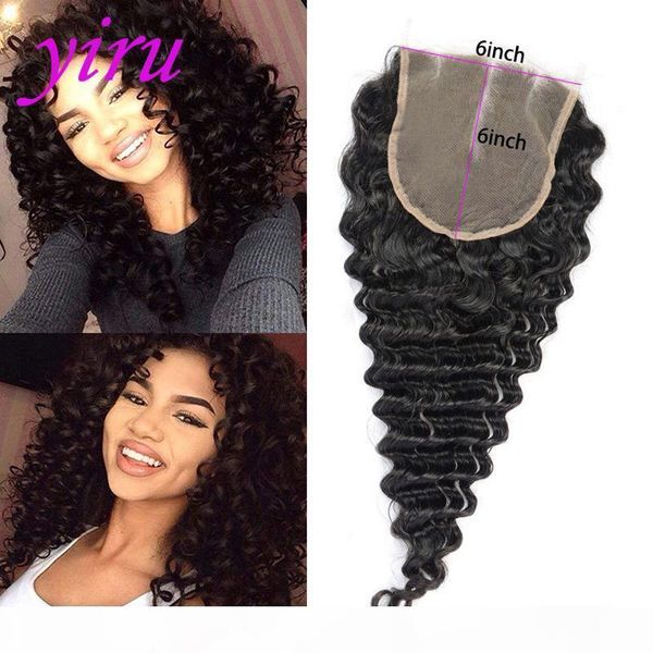 brazilian virgin hair 6x6 lace closure with baby hair deep wave closures middle three part 6*6 lace closure 8-20inch, Black;brown
brazilian virgin hair 6x6 lace closure with baby hair deep wave closures middle three part 6*6 lace closure 8-20inch, Black;brown