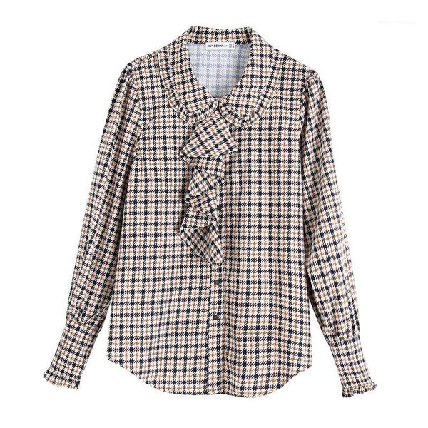 women's blouses & shirts omikron elegant fashion women satin stand long lantern sleeve blouse office lady plaid female blusas s-xl1, White
women's blouses & shirts omikron elegant fashion women satin stand long lantern sleeve blouse office lady plaid female blusas s-xl1, White
