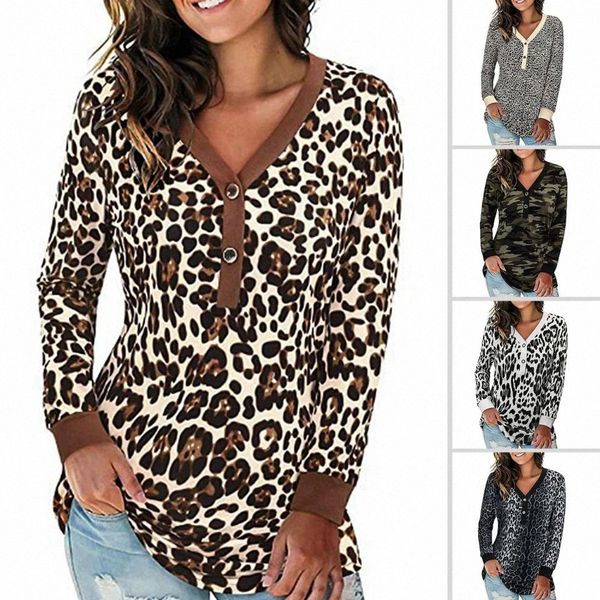 women blouse autumn winter v neck polyester long sleeve leopard camouflage buttons shirt blouse street wear ropa de mujer 2021 #ye6b, White 
women blouse autumn winter v neck polyester long sleeve leopard camouflage buttons shirt blouse street wear ropa de mujer 2021 #ye6b, White