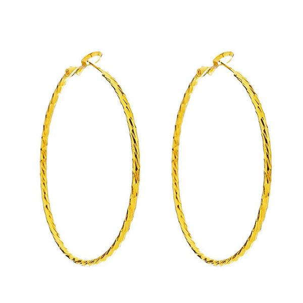 2021 real 24K gold earrings for women fashion large hollow circle earrings ball party nightclub gift girlfriend pledge, Silver
2021 real 24K gold earrings for women fashion large hollow circle earrings ball party nightclub gift girlfriend pledge, Silver