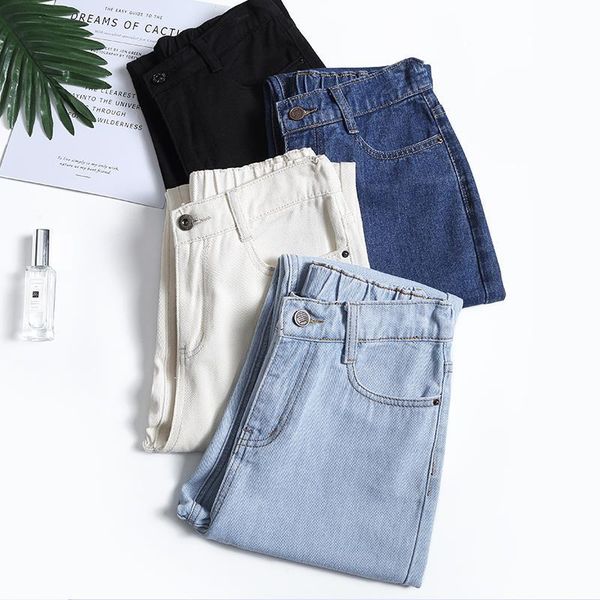 2020 fashion new mom jeans womens elastic waist high waist big size jeans pants boyfriend jeans wash cotton distressed, Blue
2020 fashion new mom jeans womens elastic waist high waist big size jeans pants boyfriend jeans wash cotton distressed, Blue