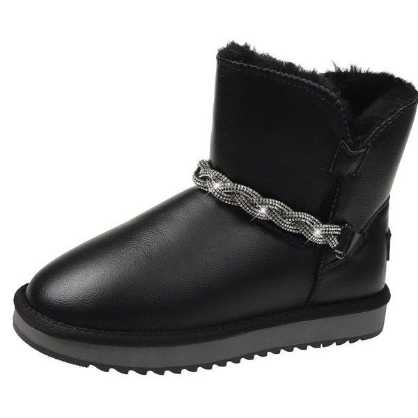boots women 2020 winter new korean version of all-match snow boots thick anti-skid warm women's short, Black
boots women 2020 winter new korean version of all-match snow boots thick anti-skid warm women's short, Black