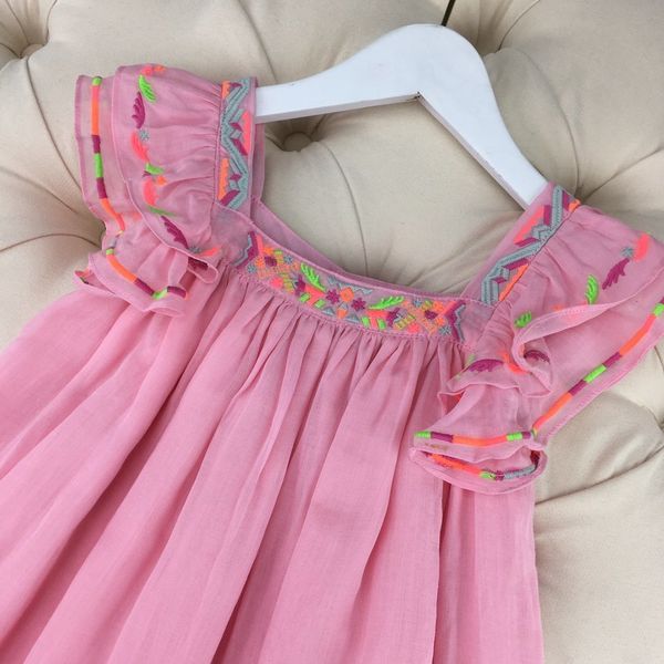 kids clothes girls dress kids party dress skirt baby girl clothesc6mo, Red;yellow