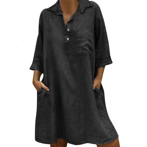2021 new big size better sell female turn-down collar 3/4 sleeve pocket dress button ettk, Black;gray
2021 new big size better sell female turn-down collar 3/4 sleeve pocket dress button ettk, Black;gray
