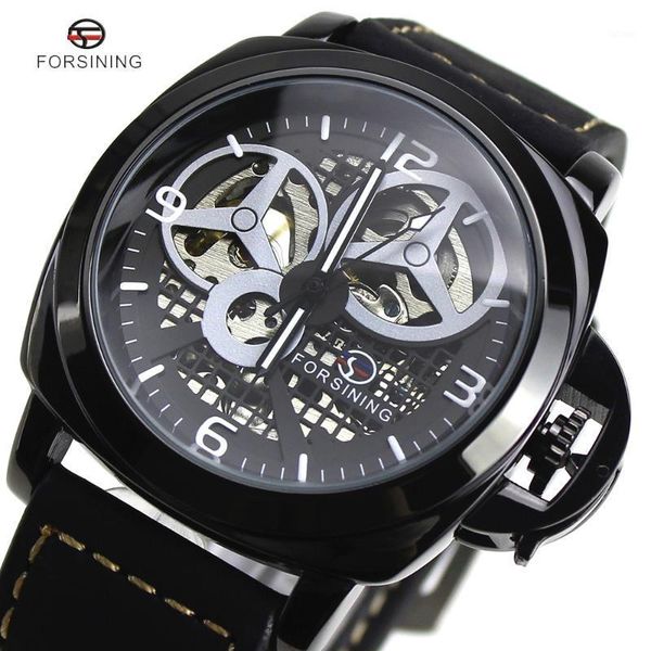 forsining mens watches army sport clock male skeleton automatic mechanical men watch horloges mannen1, Slivery;brown
forsining mens watches army sport clock male skeleton automatic mechanical men watch horloges mannen1, Slivery;brown