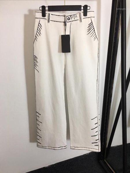 2020 new arrivals autumn clothes women fashion straight white pants casual loose trousers printed1, Black;white
2020 new arrivals autumn clothes women fashion straight white pants casual loose trousers printed1, Black;white