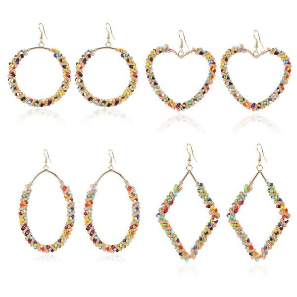 dangle & chandelier colorful seed bead braided drop earring fashion bohemian heart round square geometric for women, Silver
dangle & chandelier colorful seed bead braided drop earring fashion bohemian heart round square geometric for women, Silver