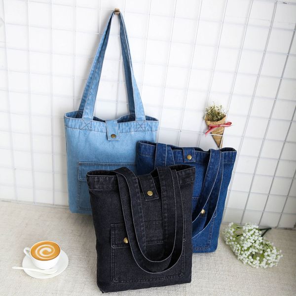 casual fashion hasp design black blue flap pocket denim pocket vintage women tote bags lady handbags jeans denim shoulder bags
casual fashion hasp design black blue flap pocket denim pocket vintage women tote bags lady handbags jeans denim shoulder bags