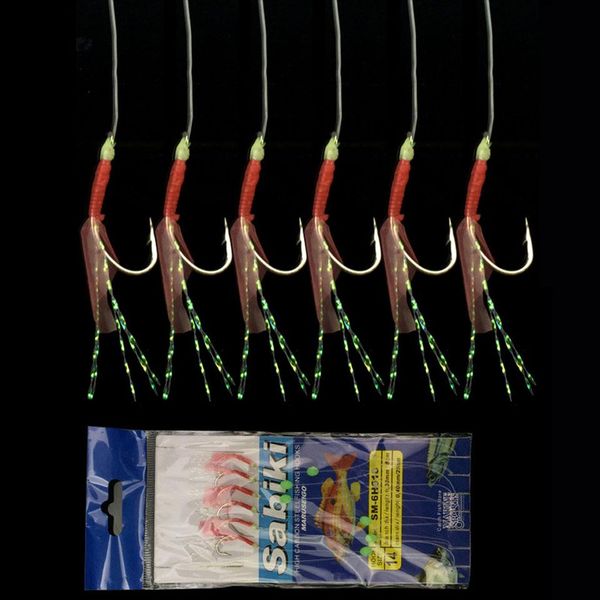 6pcs/set jigging fishhook assist hook boat jig fishing feather roped hook overweight hook fishing accessory tool bbyzvr alice_bag
6pcs/set jigging fishhook assist hook boat jig fishing feather roped hook overweight hook fishing accessory tool bbyzvr alice_bag