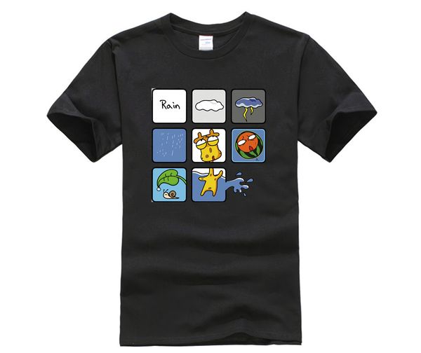 sport new casual cartoon print short sleeve t shirt mens stout fashion printed tshirt for fatty