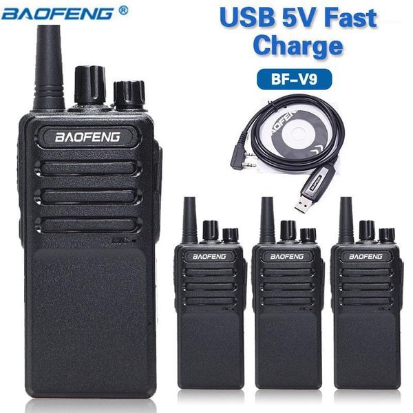 4pcs 2020 baofeng bf-v9 5v usb fast charge walkie talkie uhf 400-470mhz radio communicator transceiver upgrade of bf-888s1
4pcs 2020 baofeng bf-v9 5v usb fast charge walkie talkie uhf 400-470mhz radio communicator transceiver upgrade of bf-888s1