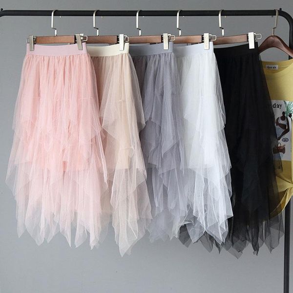 wholesale new women's fashion tulle skirts womens fashion elastic high waist mesh tutu skirt pleated long skirts midi skirt, Black
wholesale new women's fashion tulle skirts womens fashion elastic high waist mesh tutu skirt pleated long skirts midi skirt, Black