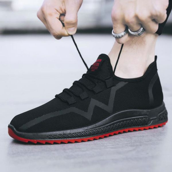 black sneakers men run shoes soft mesh footwear light sports shoes sneakers zapatos de mujer plus size 39-44, Black;brown
black sneakers men run shoes soft mesh footwear light sports shoes sneakers zapatos de mujer plus size 39-44, Black;brown