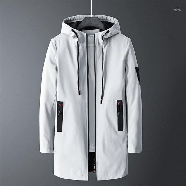men's new autumn casual jacket fashion coats men hooded solid elastic windbreaker pocket trench coat men1, Black;brown
men's new autumn casual jacket fashion coats men hooded solid elastic windbreaker pocket trench coat men1, Black;brown