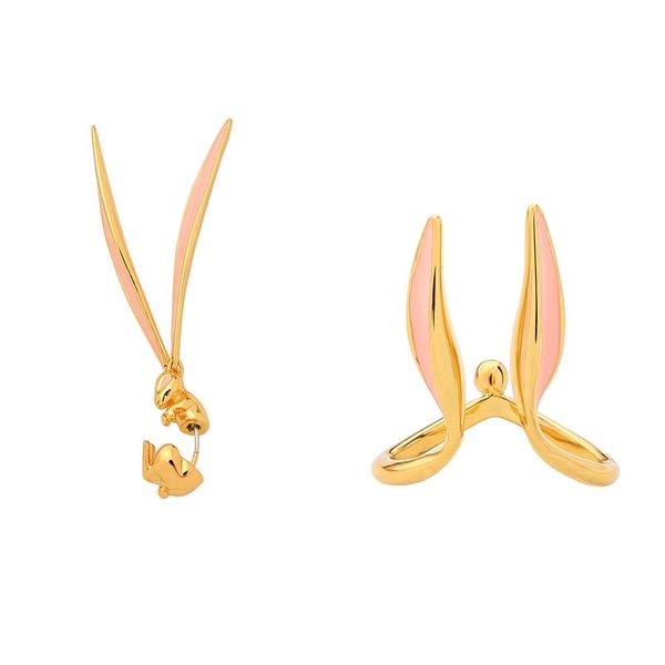 dangle & chandelier 1piece adorable ears drop earrings copper enamel statements for women party gift fashion jewelry, Silver 
dangle & chandelier 1piece adorable ears drop earrings copper enamel statements for women party gift fashion jewelry, Silver