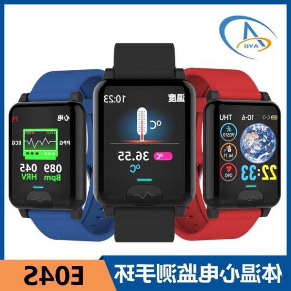 new e04s smart bracelet body temperature heart rate prsure blood oxygen rpiration + ppg ecg ip68 wate
new e04s smart bracelet body temperature heart rate prsure blood oxygen rpiration + ppg ecg ip68 wate