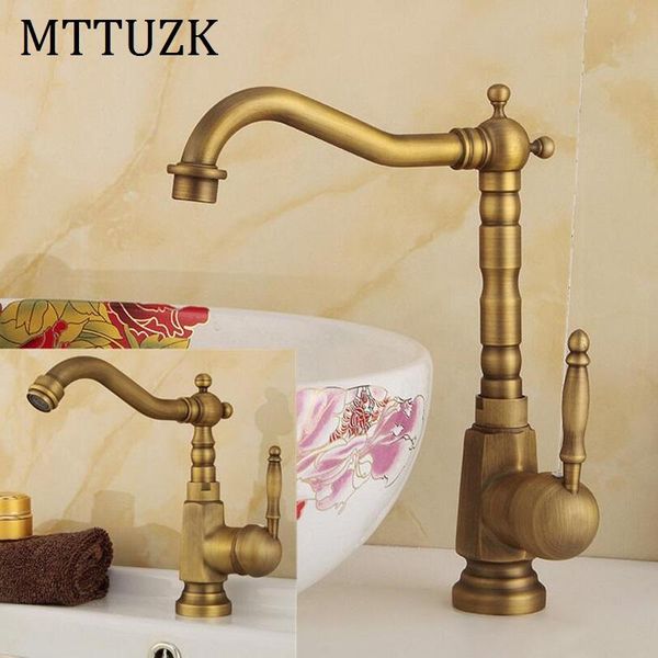 mttuzk antique copper bathroom faucet single handle single hole bathroom table basin and cold mixer tap basin faucet
mttuzk antique copper bathroom faucet single handle single hole bathroom table basin and cold mixer tap basin faucet