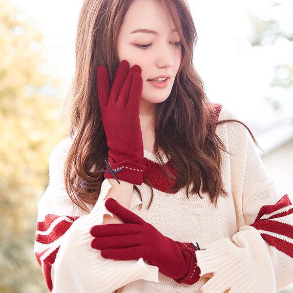 five fingers gloves wool ladies autumn and winter touch screen cycling windproof warm cashmere five-finger, Blue;gray
five fingers gloves wool ladies autumn and winter touch screen cycling windproof warm cashmere five-finger, Blue;gray