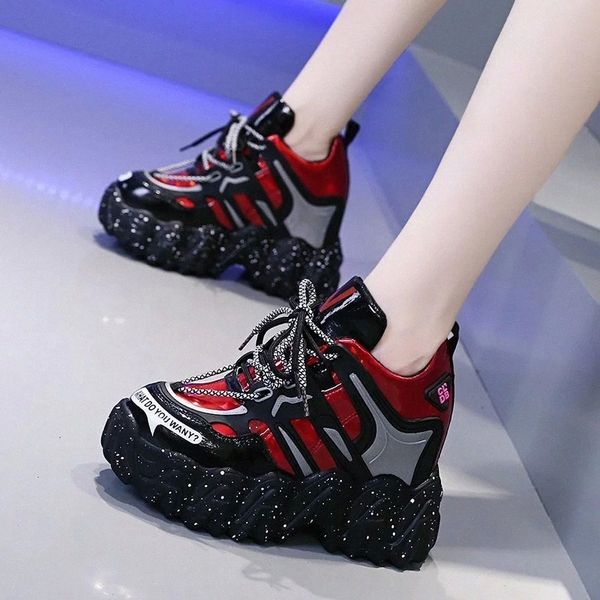 Rimocy Chunky Height Increase Sneakers Woman Fashion Mix Color Platform Sneakers Women Silver Laser High Heels Vulcanized Shoes #CG9q
Rimocy Chunky Height Increase Sneakers Woman Fashion Mix Color Platform Sneakers Women Silver Laser High Heels Vulcanized Shoes #CG9q