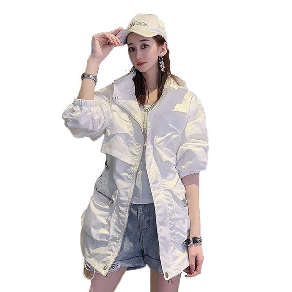 large size women's autumn hooded windbreaker jacket mid-long elastic waist casual waterproof coat ladies tooling w88, Tan;black
large size women's autumn hooded windbreaker jacket mid-long elastic waist casual waterproof coat ladies tooling w88, Tan;black