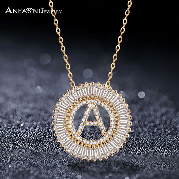 anfasni fashionable clear cz 26 word english letter necklaces & pendants for women alphabet jewelry colar feminia s030110, Silver
anfasni fashionable clear cz 26 word english letter necklaces & pendants for women alphabet jewelry colar feminia s030110, Silver