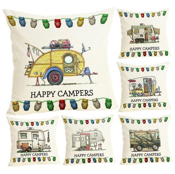 happy case cartoon campers caravan dining car christmas linen pillow cases office home l cushion cover 45*45cm dhc2612
happy case cartoon campers caravan dining car christmas linen pillow cases office home l cushion cover 45*45cm dhc2612
