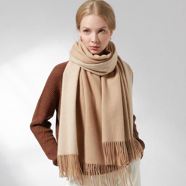 scarves women 100% lamb wool reversible echarpe warm cashmere shawls and wraps for ladies solid winter fine scarfs foulard, Blue;gray
scarves women 100% lamb wool reversible echarpe warm cashmere shawls and wraps for ladies solid winter fine scarfs foulard, Blue;gray