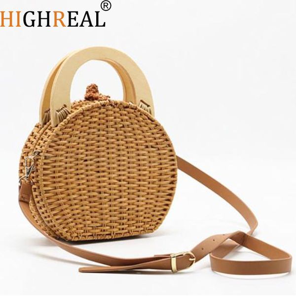 highreal round straw bags for women summer beach shoulder bag rattan handmade woven crossbody circle bag travel handbags bolso
highreal round straw bags for women summer beach shoulder bag rattan handmade woven crossbody circle bag travel handbags bolso