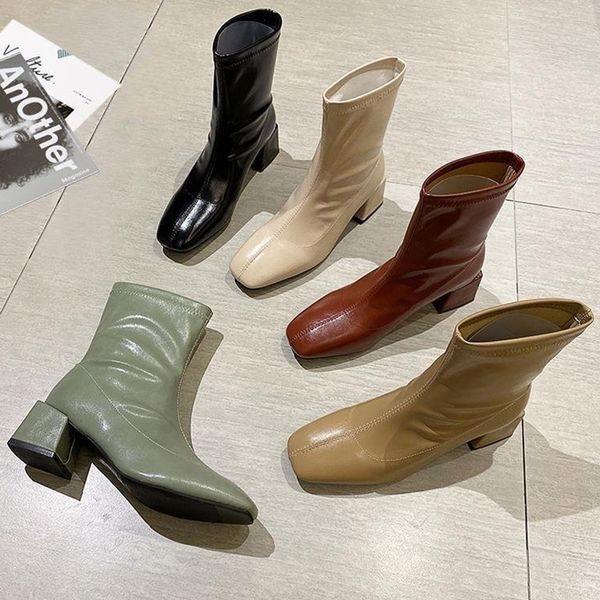 2021 women martins boots genuine leather fetish stripper short ankle boots winter prom chunky low 5cm high heels green shoes 201106, Black
2021 women martins boots genuine leather fetish stripper short ankle boots winter prom chunky low 5cm high heels green shoes 201106, Black