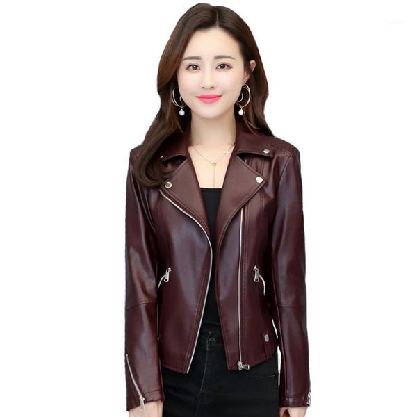autumn winter pu leather jacket women plus size 5xl fashion zipper female motorcycle jacket plus cotton soft faux leather coat1, Black
autumn winter pu leather jacket women plus size 5xl fashion zipper female motorcycle jacket plus cotton soft faux leather coat1, Black