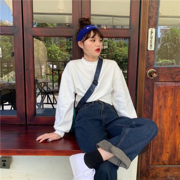 dzbad autumn for korean style new design feeling cross loose short sanitary navel crew autumn skirt korean style skirt neck open dress 2020, Black
dzbad autumn for korean style new design feeling cross loose short sanitary navel crew autumn skirt korean style skirt neck open dress 2020, Black