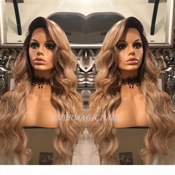 ombre brown full lace human hair wigs brazilian human hair water wave thick glueless lace front wigs with baby hair, Black;brown
ombre brown full lace human hair wigs brazilian human hair water wave thick glueless lace front wigs with baby hair, Black;brown