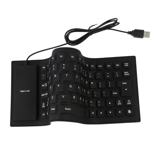 black 85 keys silicone keyboard usb wired waterproof flexible folding key board for pc desklaptop
black 85 keys silicone keyboard usb wired waterproof flexible folding key board for pc desklaptop