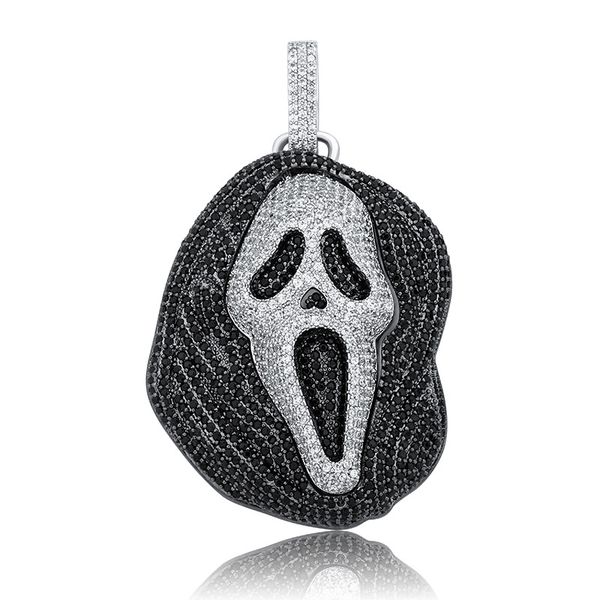 hip hop necklaces luxury bling zircon necklaces fashion silver color ghost punk men women pendant necklaces
hip hop necklaces luxury bling zircon necklaces fashion silver color ghost punk men women pendant necklaces