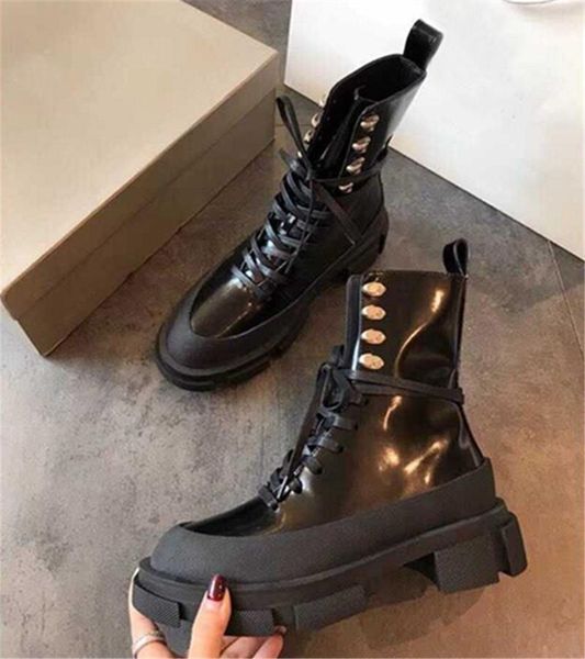 black genuine leather women ankle boots thick sole platform rubber shoes woman riding boots lace-up autumn botas mujer
black genuine leather women ankle boots thick sole platform rubber shoes woman riding boots lace-up autumn botas mujer
